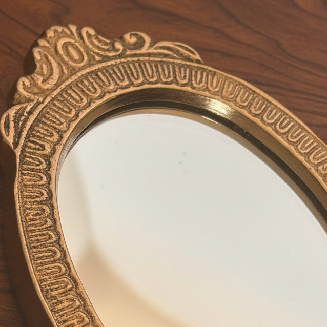 Ornate Gold Table Mirror