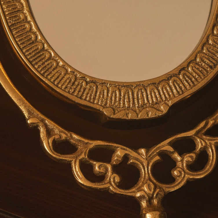Ornate Gold Table Mirror