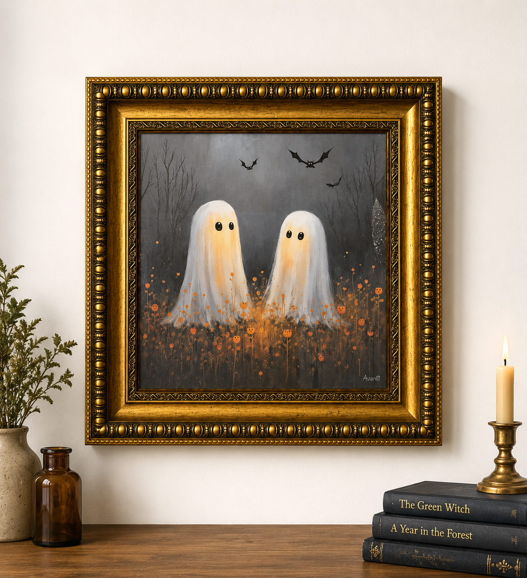 Ghost Pair Framed Wall Art