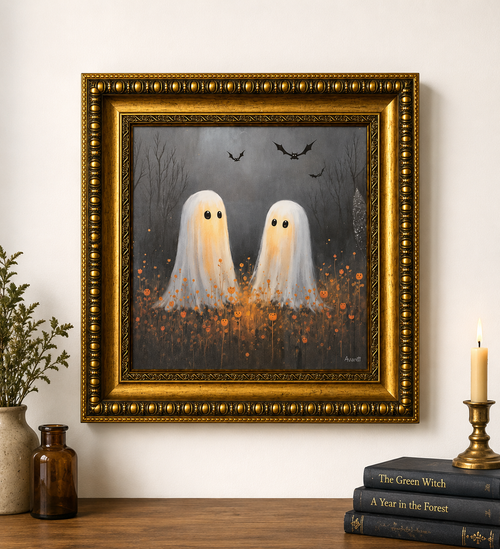 Ghost Pair Framed Wall Art