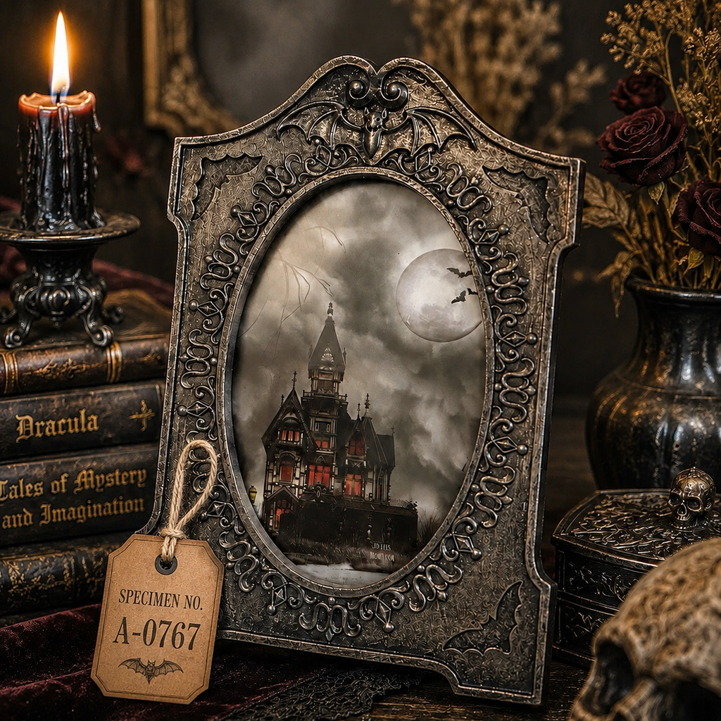 Haunted Manor Gothic Picture Frame