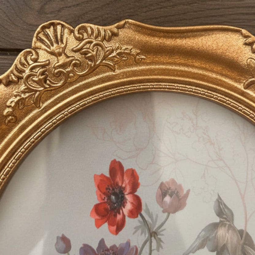 Ornate Botanical Bird Wall Frame