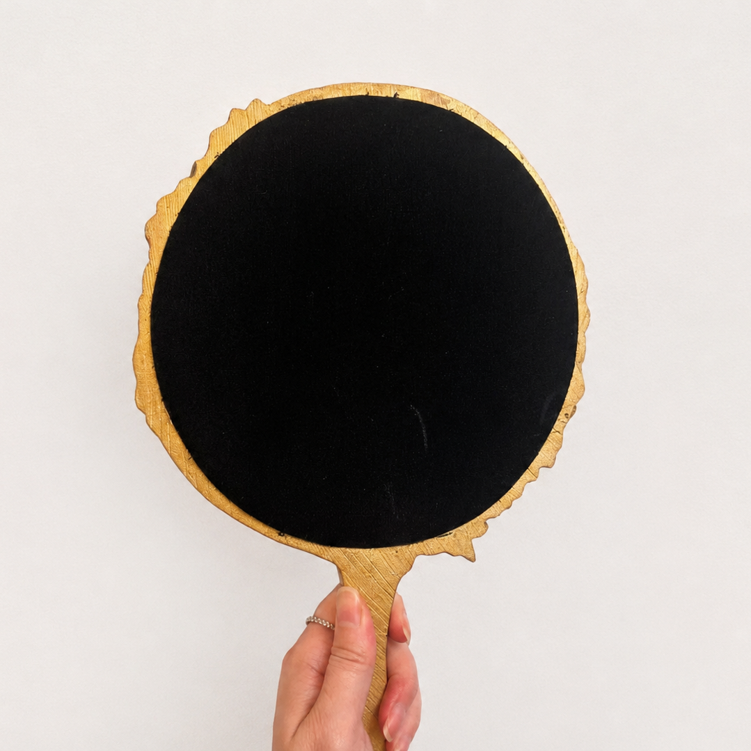 Ornate Gold Hand Mirror