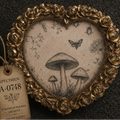 Woodland Mushroom & Butterfly Framed Artwork