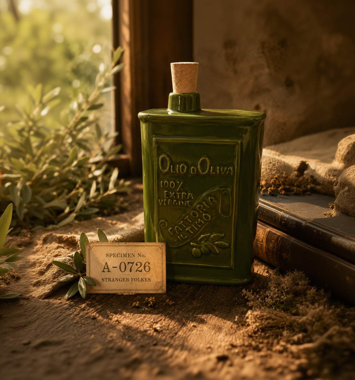 Olive Oil Ceramic Bottle