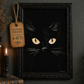 The Midnight Cat Wall Art