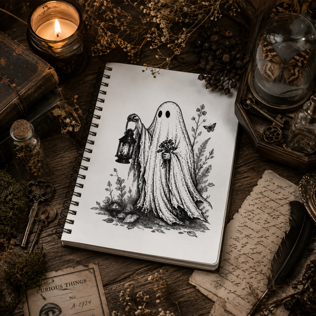 Ghostly A5 Notebook