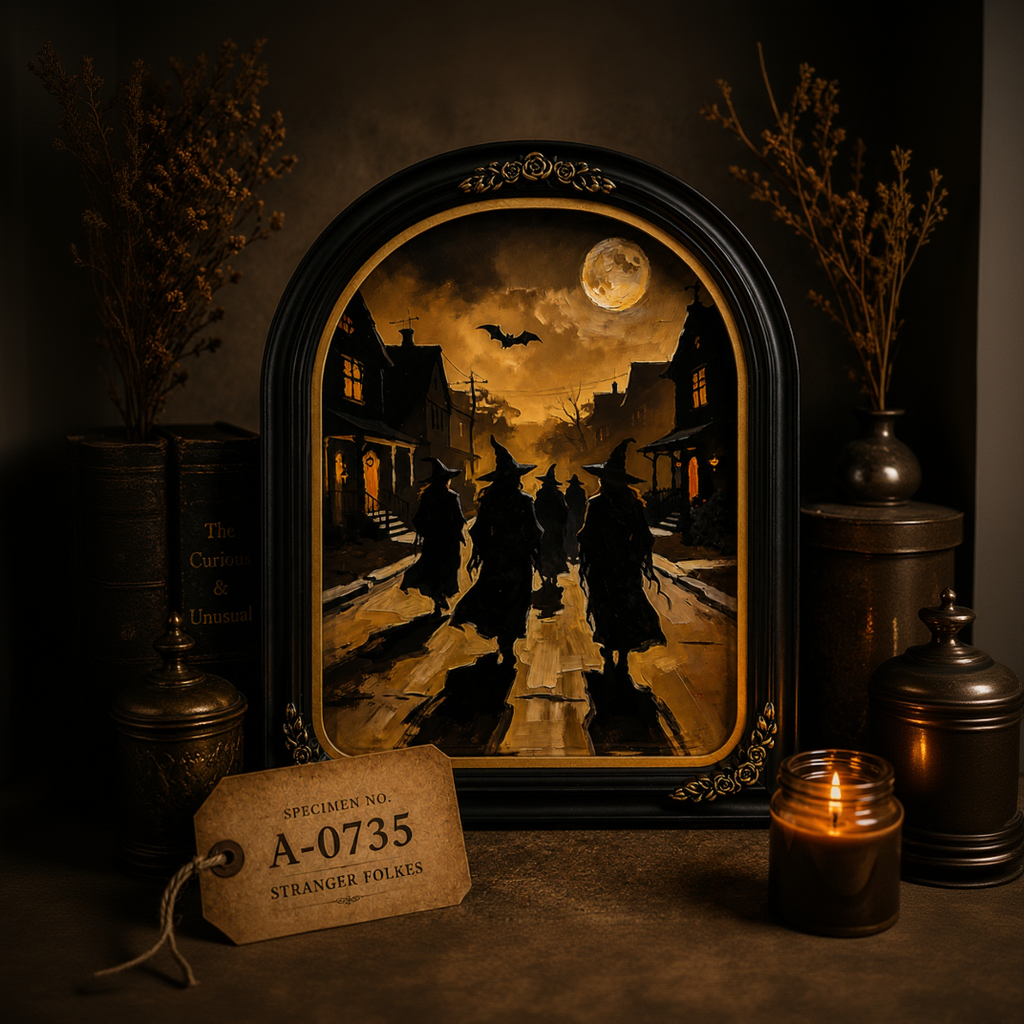 Witch Moon Framed Wall Art