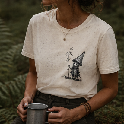 The Curious Thimblecap – The Forager T-shirt