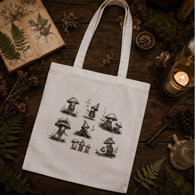 The Thimblecaps Gathering Cotton Tote Bag | Limited Edition