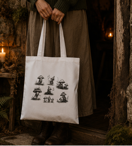 The Thimblecaps Gathering Cotton Tote Bag | Limited Edition