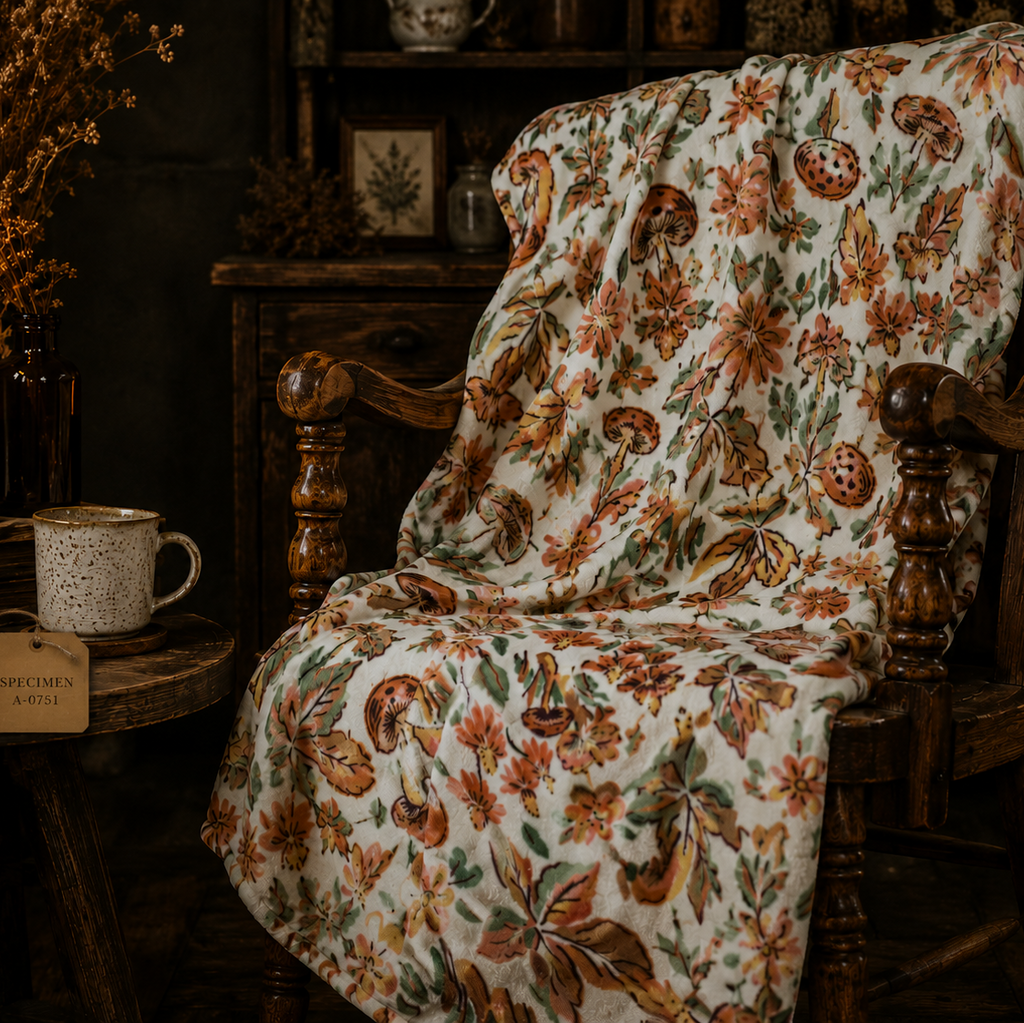 Mushroom Plush Throw 152x178cm