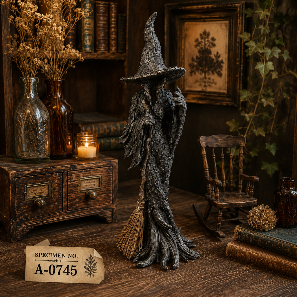 Rare Woodland Tree Witch Figure | 2FT Tall