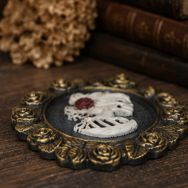 Skeleton Cameo Picture Frame
