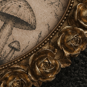 Woodland Mushroom & Butterfly Framed Artwork