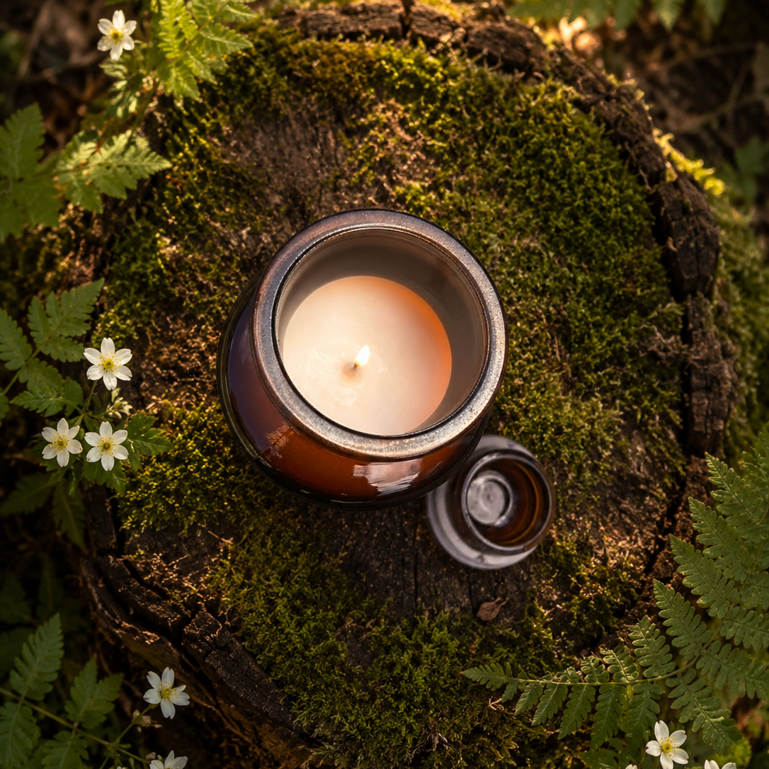 Jasmine & Saffron Apothecary Candle
