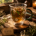 Botanical Double Wall Glass Mug