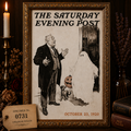 Vintage Ghost Framed Print