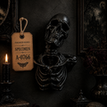 Gothic Skeleton Bust Resin Wall Decor