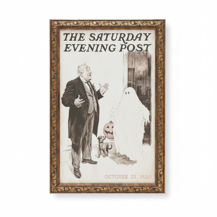 Vintage Ghost Framed Print