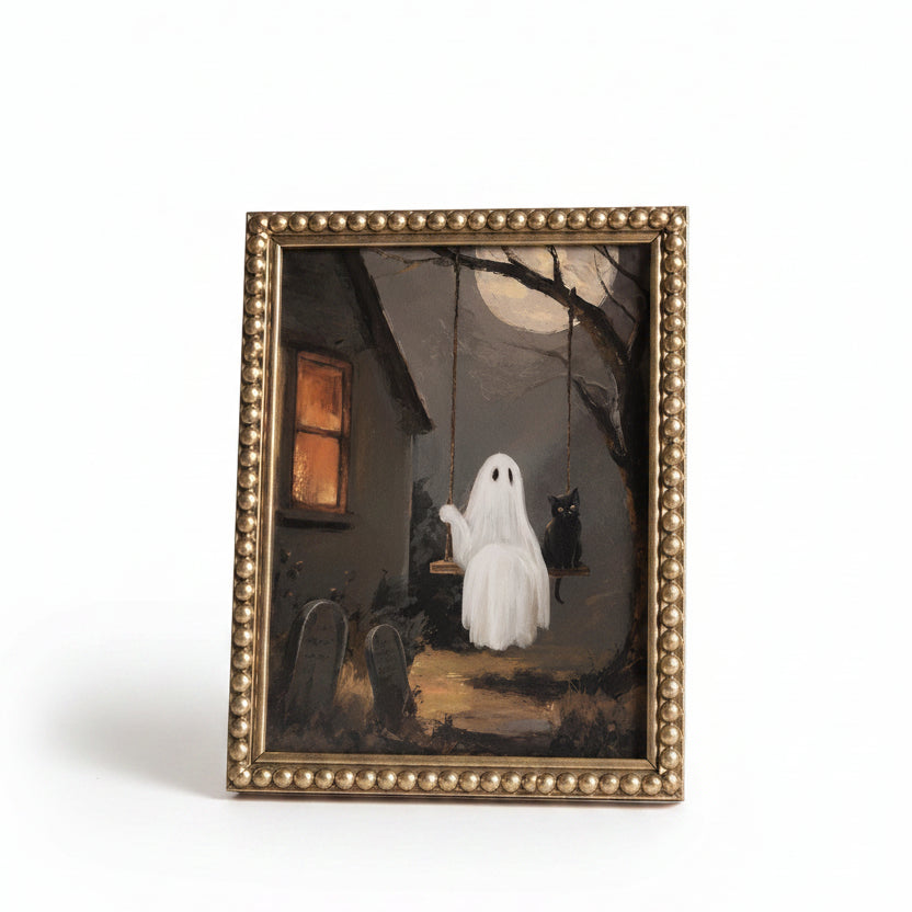 Ghost Swing Gothic Wall Art