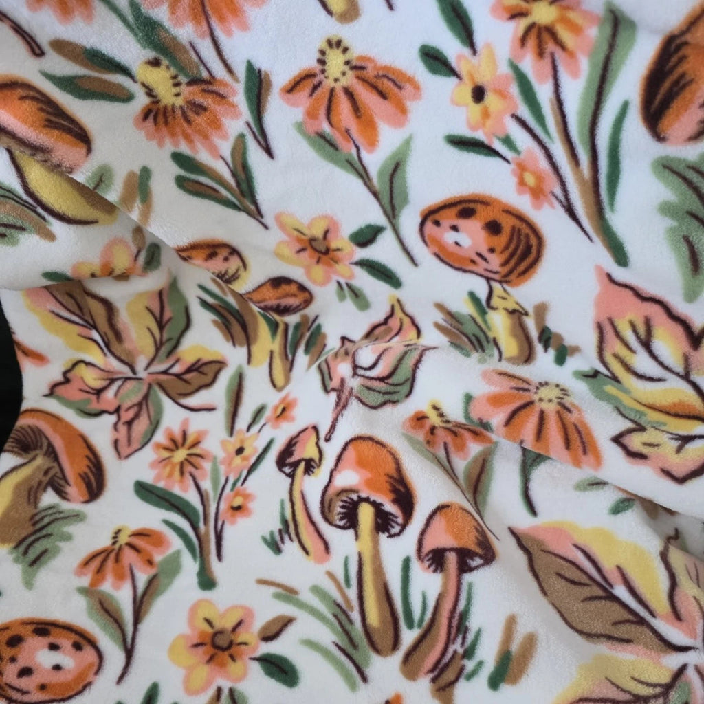 Mushroom Plush Throw 152x178cm
